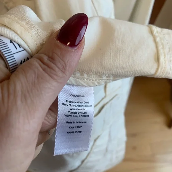 Talbots egg shell Utility safari Jacket - Picture 10 of 10